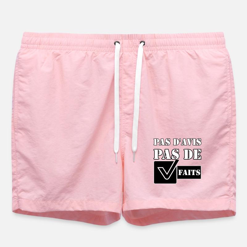 PAS D'AVIS. PAS DE FAITS. - Short de bain - rose