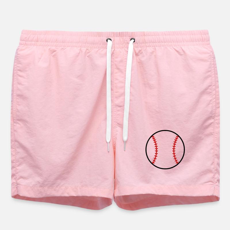 Baseball - Short de bain - rose