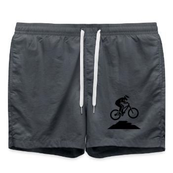 MTB Jump Biker Silhouette - Swim Trunks -  - Front