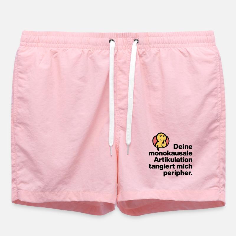 YOUR MONOCAUSAL ARTICULATION, STUPID SARCASM - Swim Trunks - pink