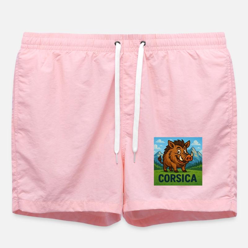 Cignale Corsu - Short de bain - rose