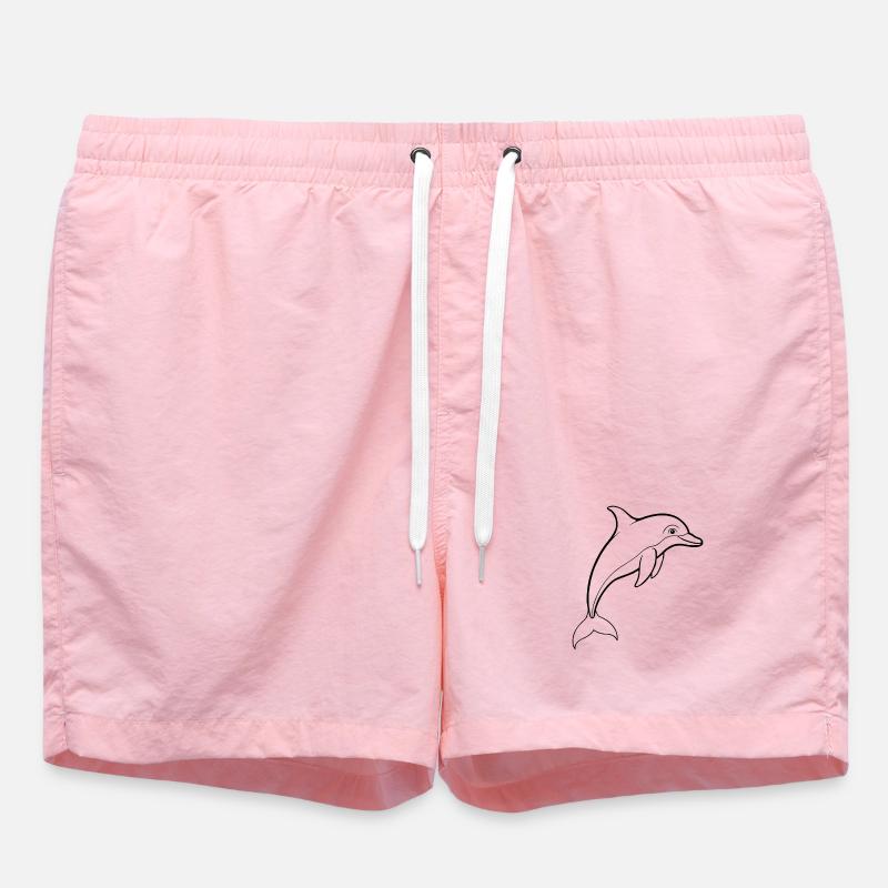 Dauphin - Short de bain - rose