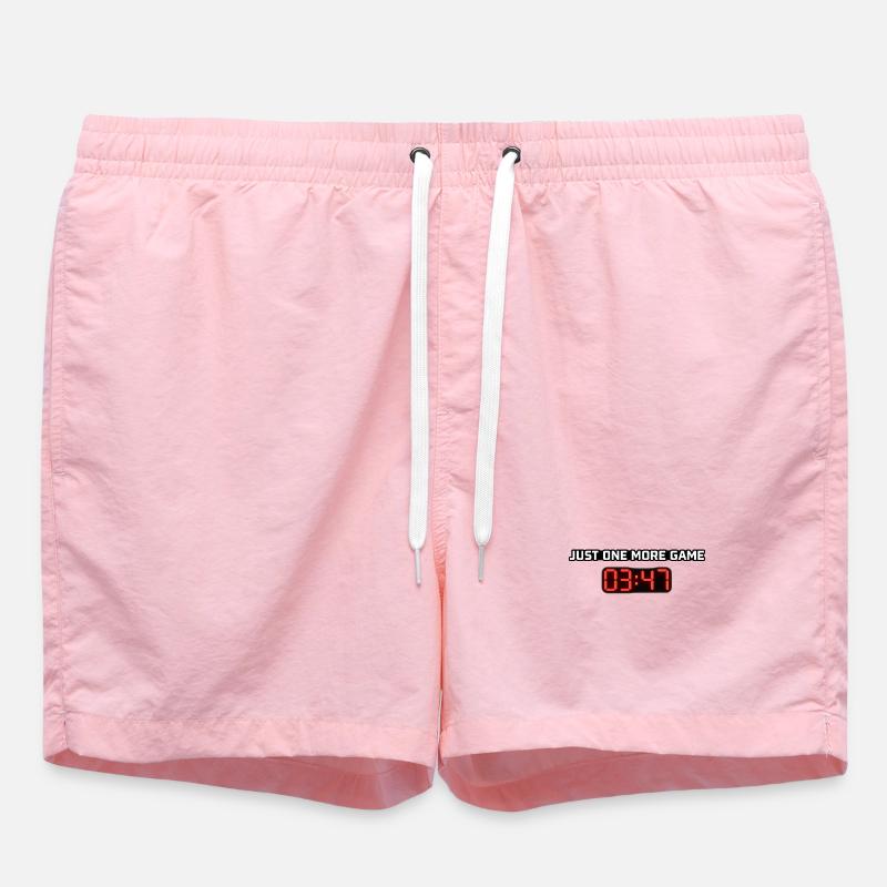 Nur noch ein Spiel Digitaluhr - Badeshorts - Pink
