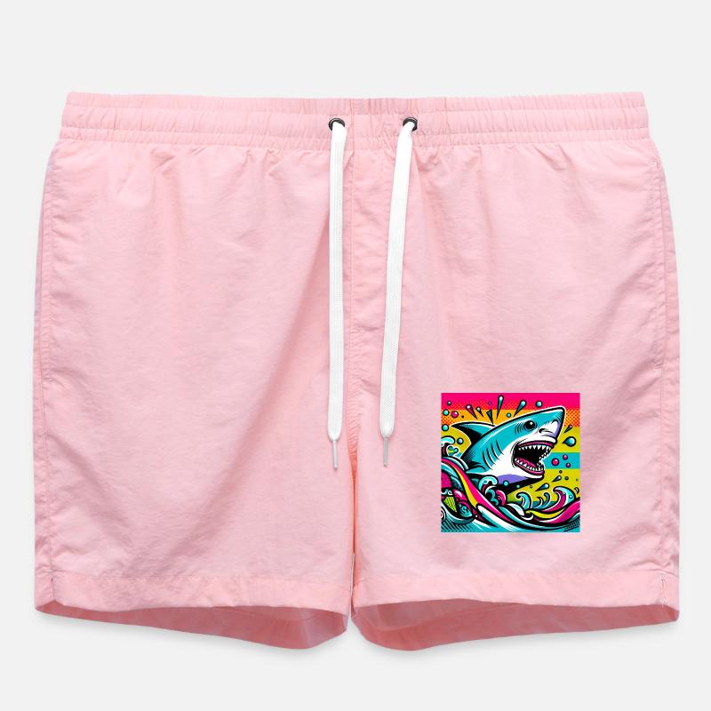 Requin - Short de bain - rose