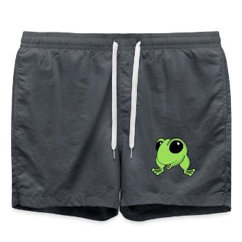 Animé Grenouille Lime : Acclamation - Short de bain -  - Devant
