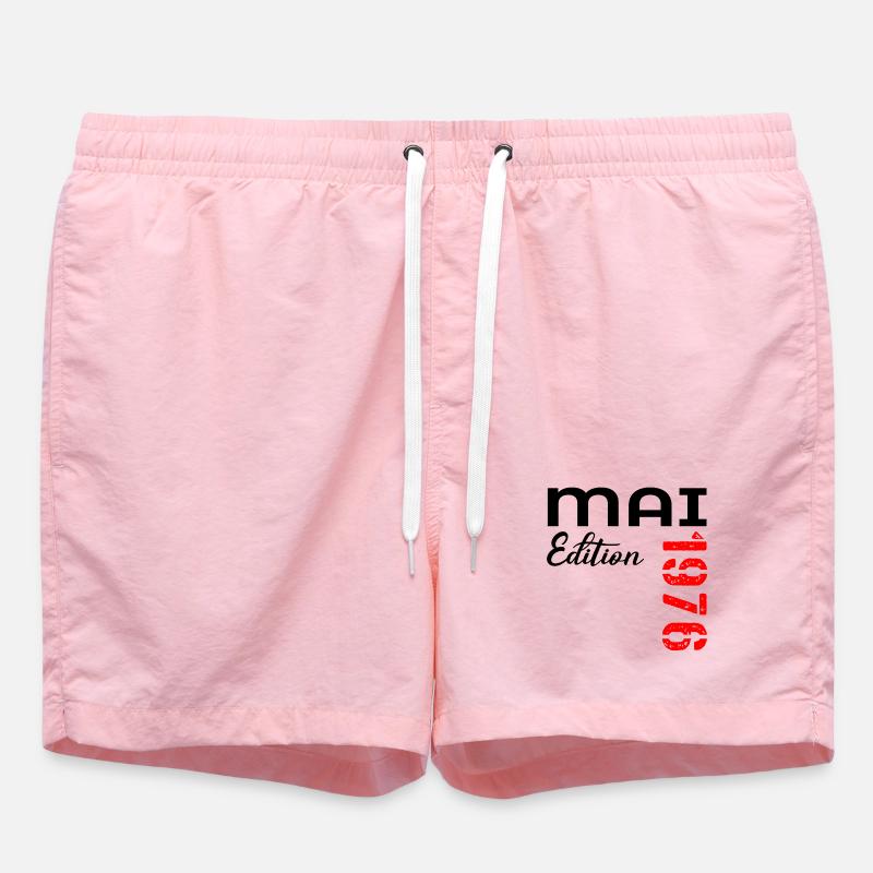 51e anniversaire mai 1976 - Short de bain - rose
