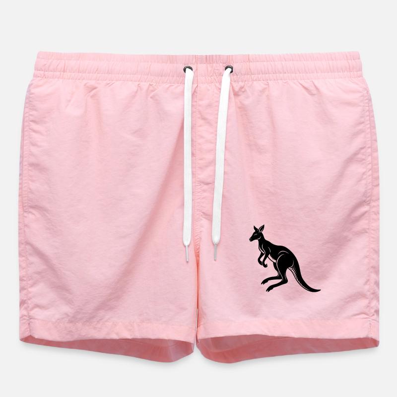 Känguru-Springen - Badeshorts - Pink
