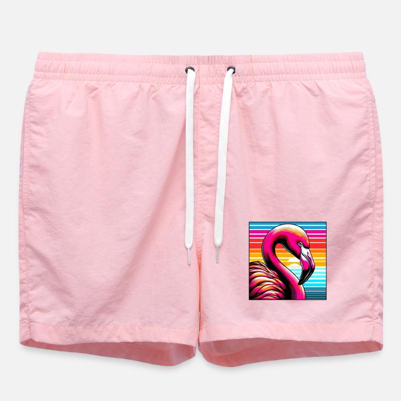 Flamant - Short de bain - rose