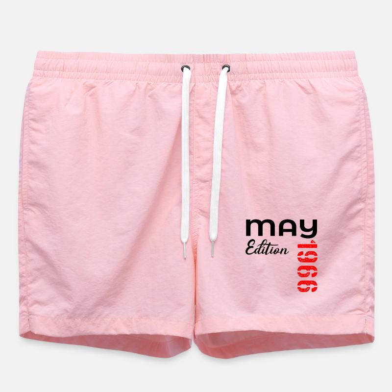 60e anniversaire mai 1966 - Short de bain - rose