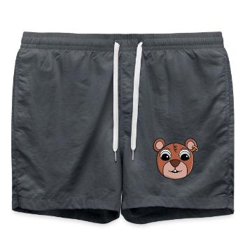 Cheerful Cheeky Animal Face - Swim Trunks -  - Front