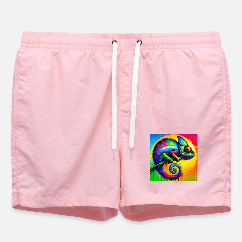 Chamäleon - Badeshorts - Pink