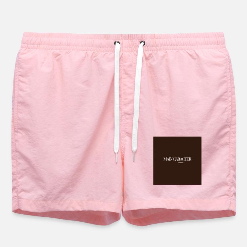 "CARACTER SOMETIMES" Grafik-T-Design - Badeshorts - Pink
