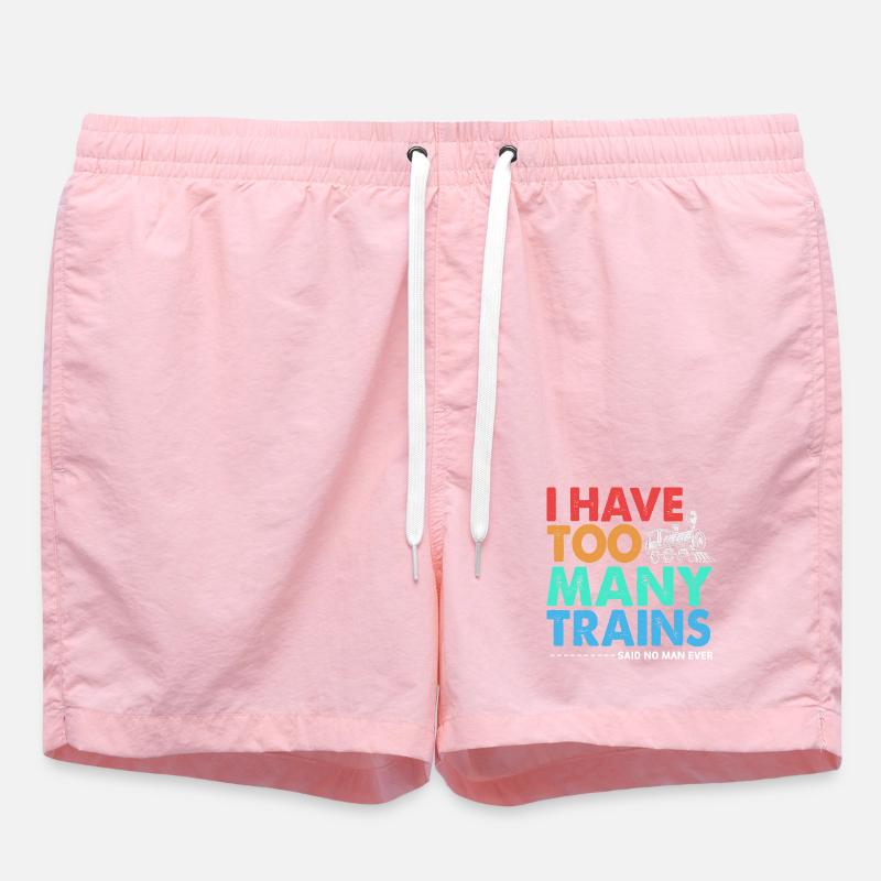 Modelleisenbahn Modellbau Modellbauer - Badeshorts - Pink