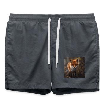 Fuchs in einer Waldlichtung - Badeshorts -  - Vorne