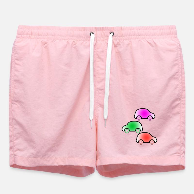 Autos - Badeshorts - Pink