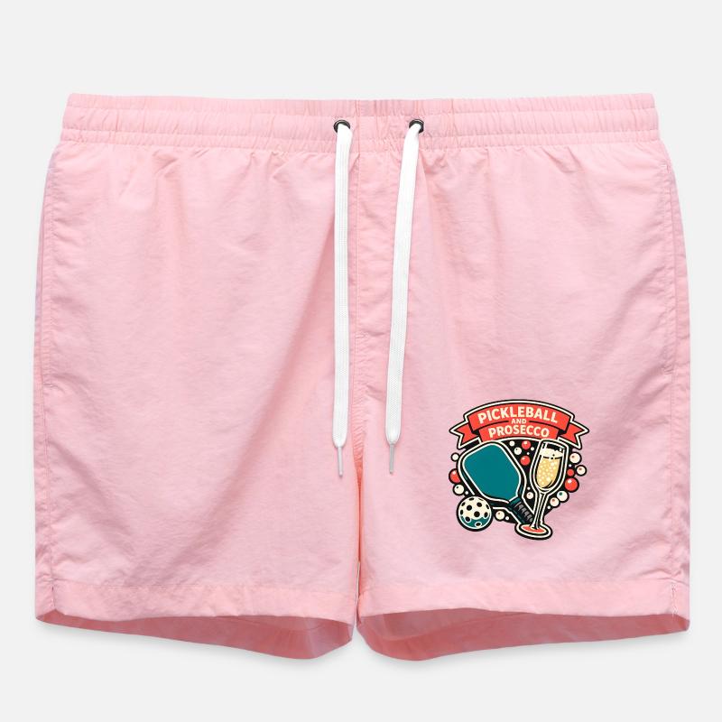 Pickleball Prosecco Moment - Short de bain - rose