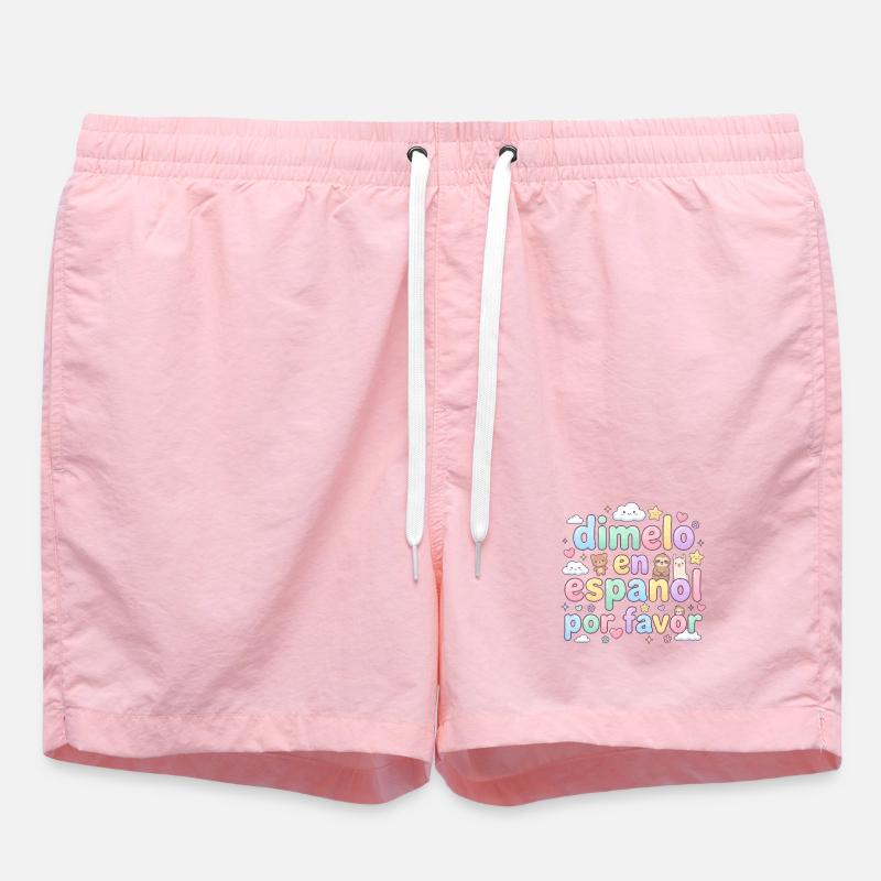Espagnol Professeur d’espagnol Langue - Short de bain - rose