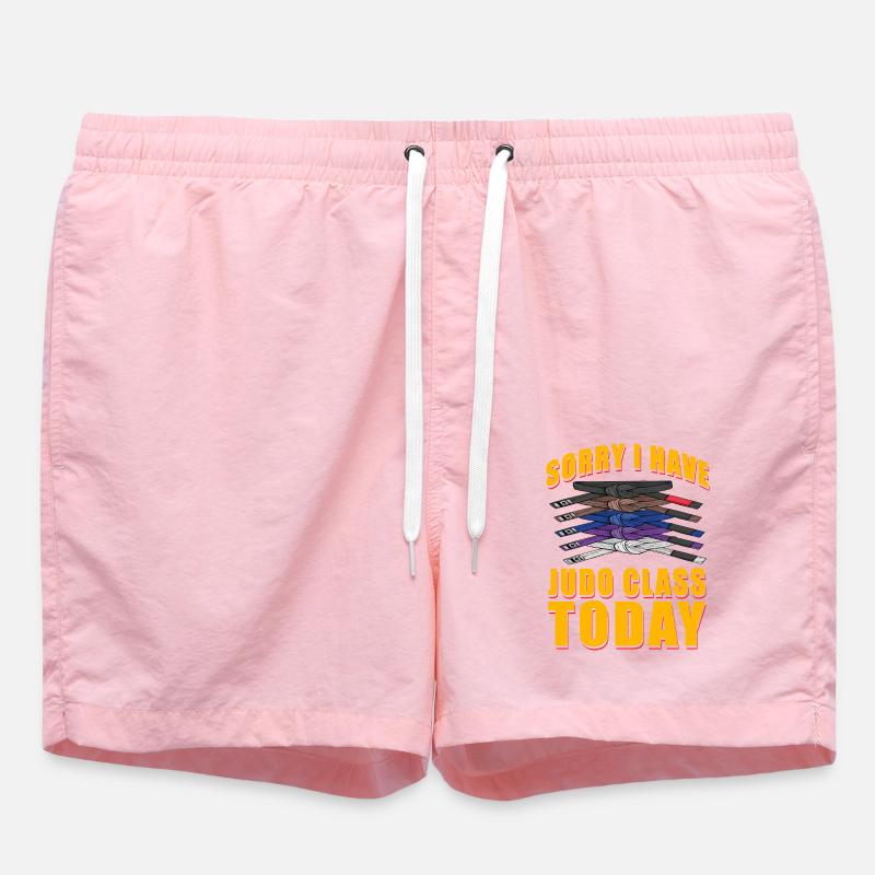 Sorry I have Judo Class Today - Swim Trunks - pink
