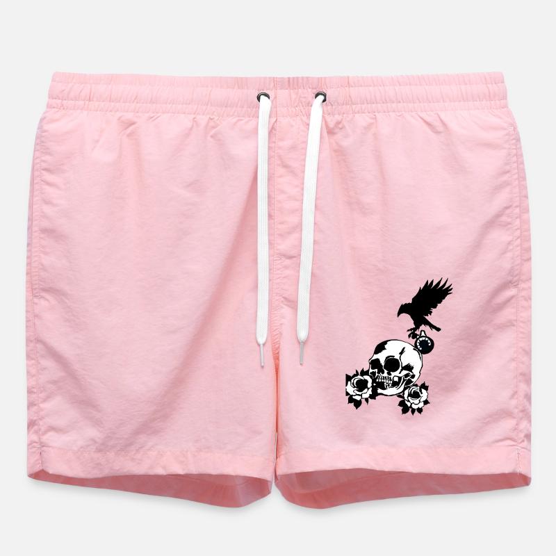 Crâne - Short de bain - rose