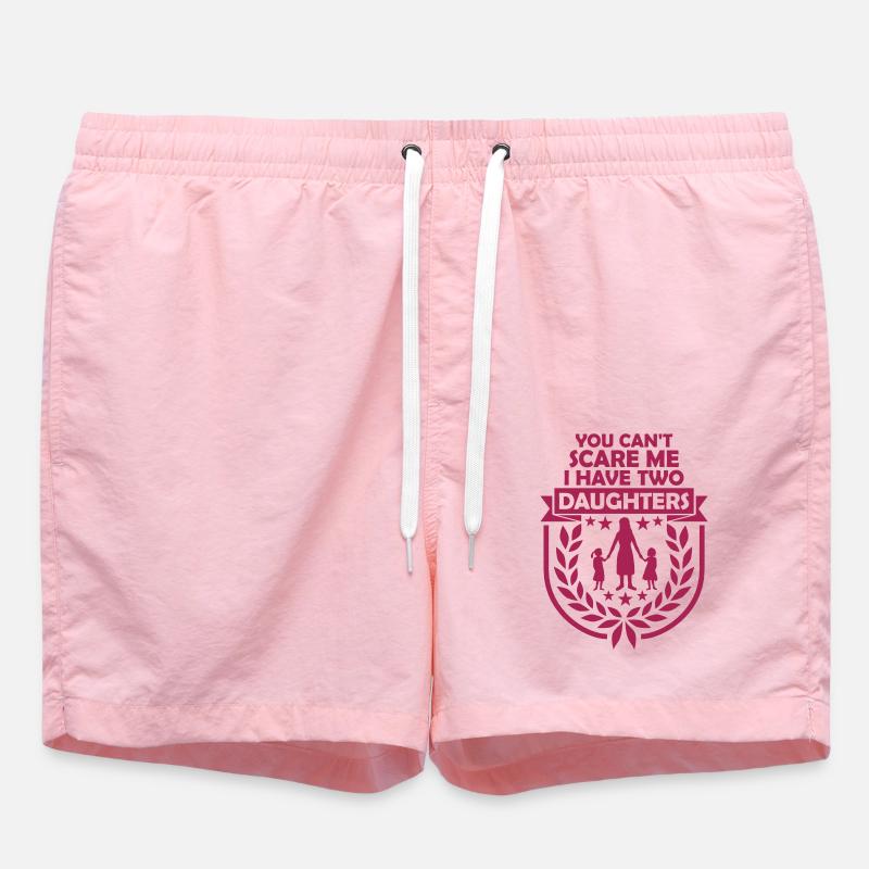 I have two daughters - Swim Trunks - pink
