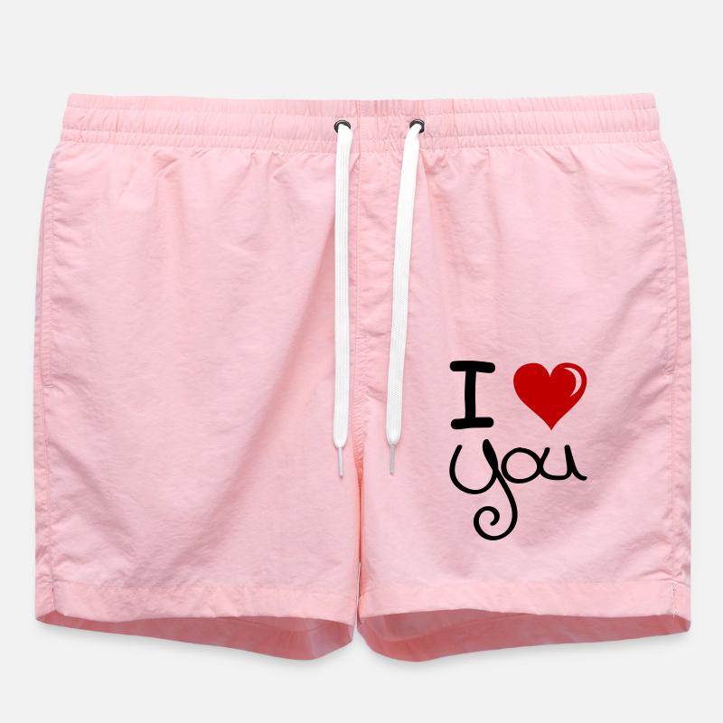 Je t’aime 1 - Short de bain - rose