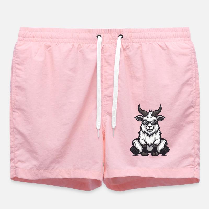 Bergziege Cool Comic - Badeshorts - Pink