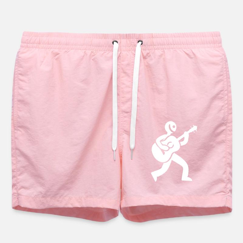 Icône du guitariste - Short de bain - rose