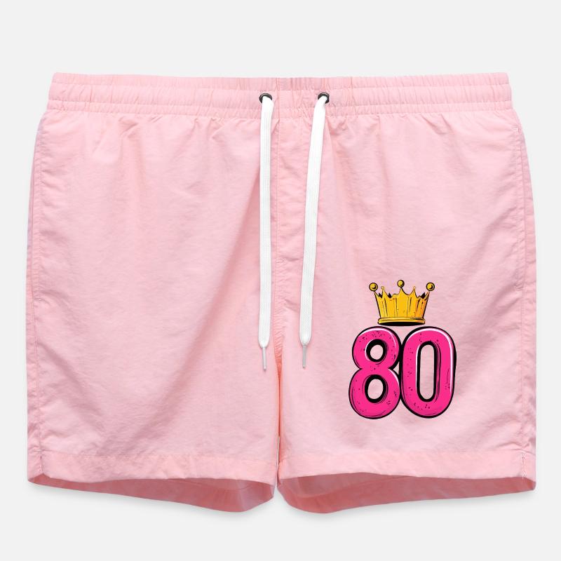 Couronne à 80 chiffres - Short de bain - rose