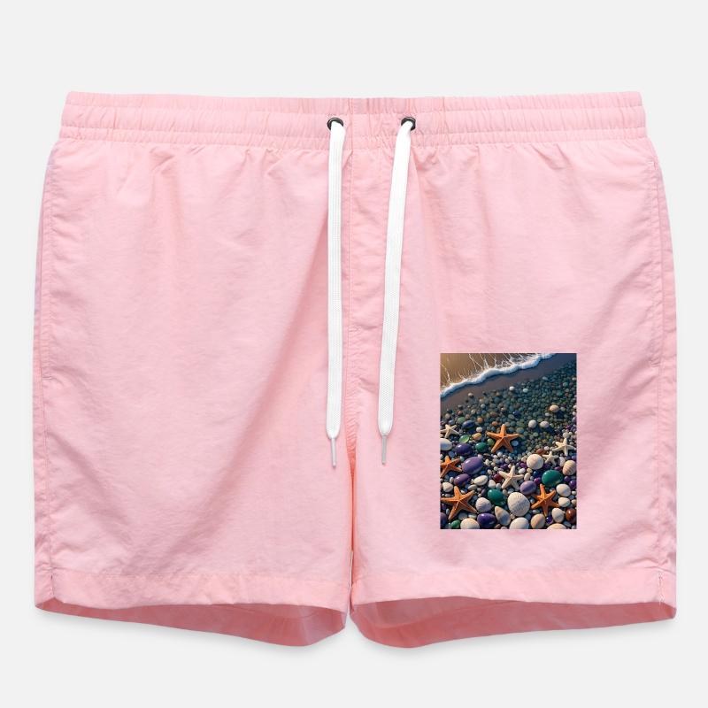 Seaside Star Treasure : Cyber Starfish - Short de bain - rose