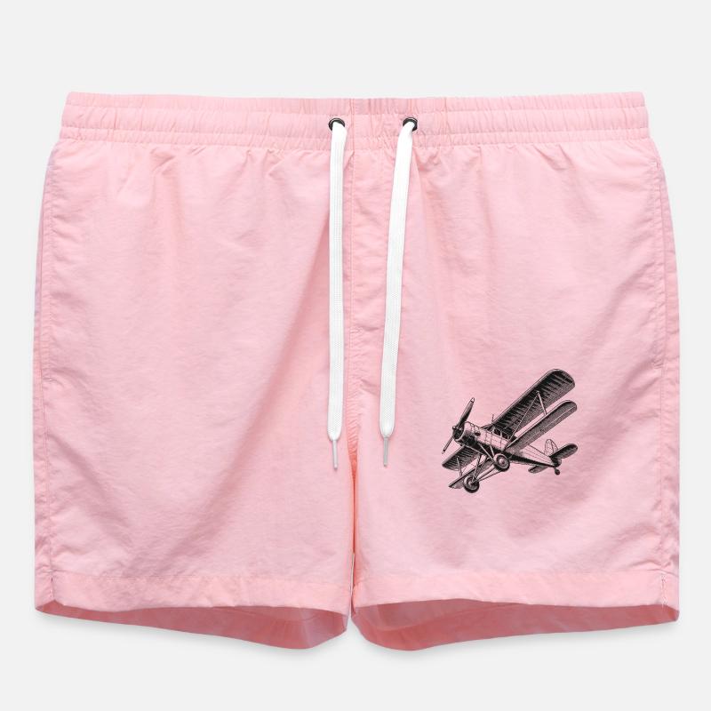 Biplan - Short de bain - rose