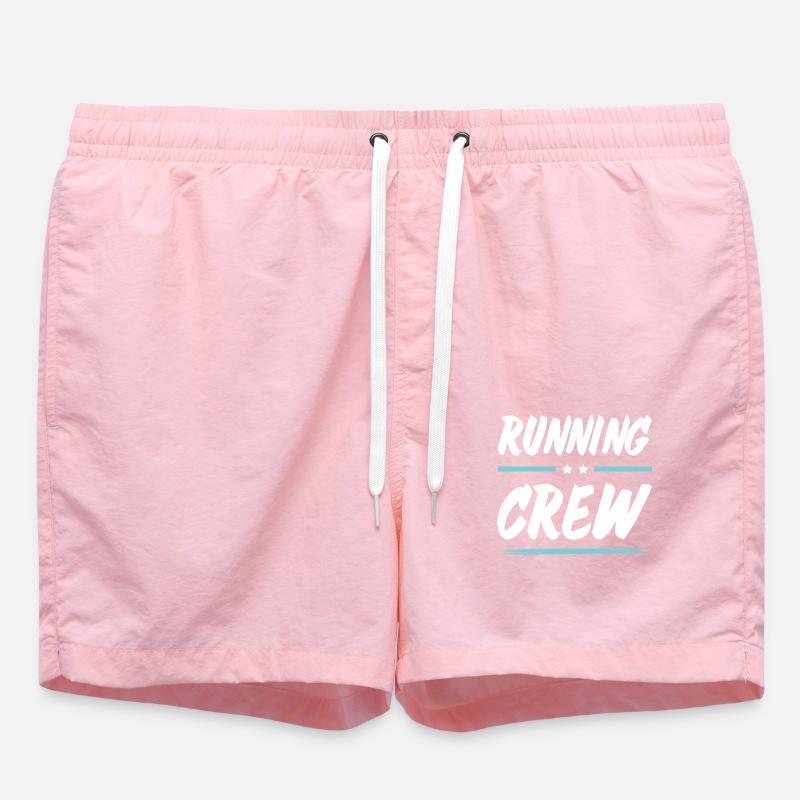 Running Crew - Swim Trunks - pink