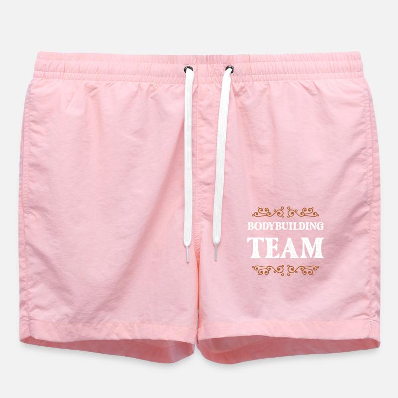 Équipe de musculation - Short de bain - rose