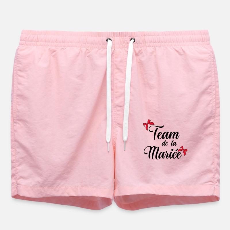 Team de la mariée noeud - Short de bain - rose