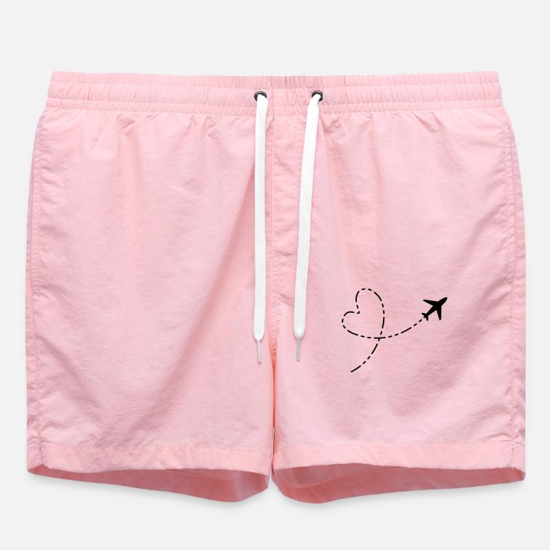 Icône de l’avion - Short de bain - rose