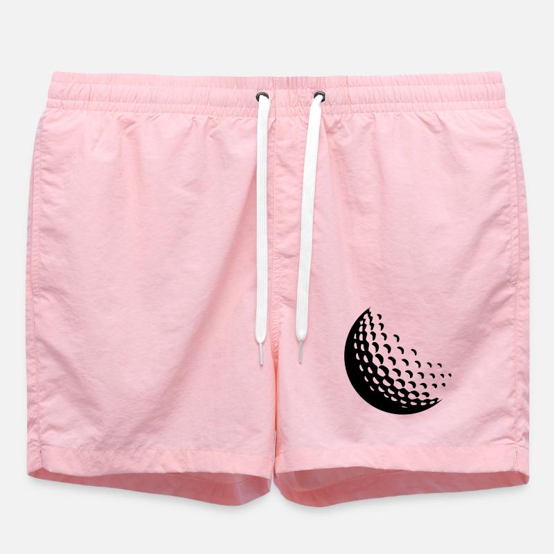 Balle de golf en mouvement - Short de bain - rose