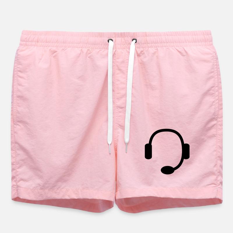 headset - Swim Trunks - pink
