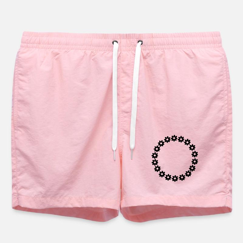 Une couronne de fleurs - Short de bain - rose