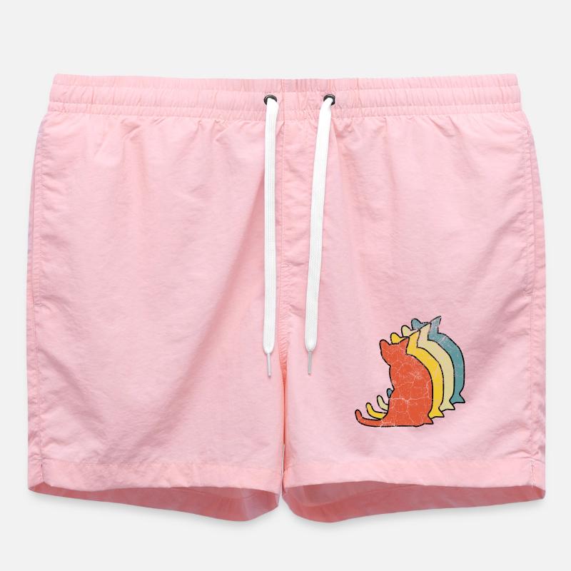 Chats chats - Short de bain - rose