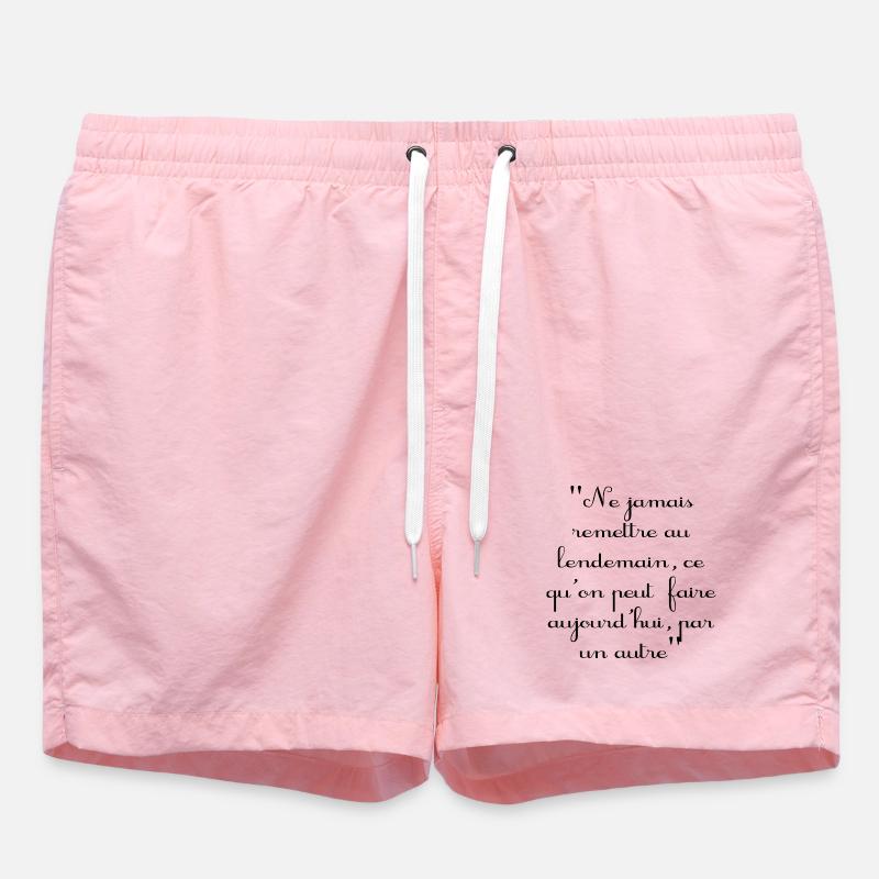 Procrastinateur - Short de bain - rose