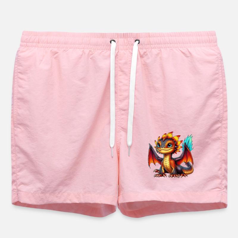 Dragon - Short de bain - rose