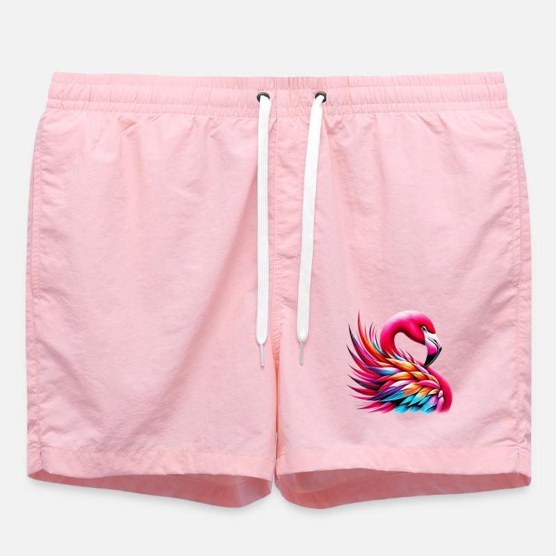 Flamingo - Badeshorts - Pink