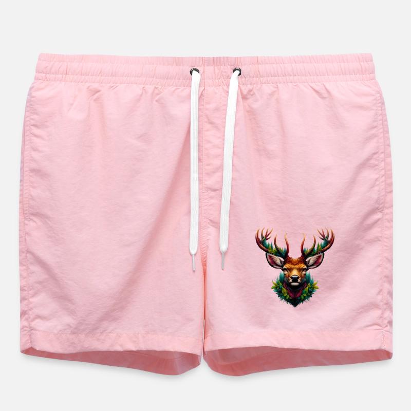 Cerf - Short de bain - rose