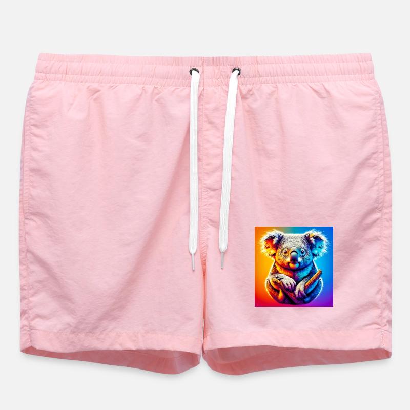 Koala - Swim Trunks - pink