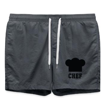 Toque Chef - Cuisine - Cuisinier - Short de bain -  - Devant
