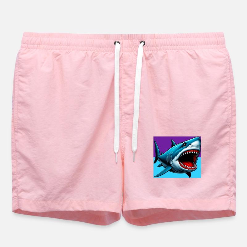 Requin - Short de bain - rose