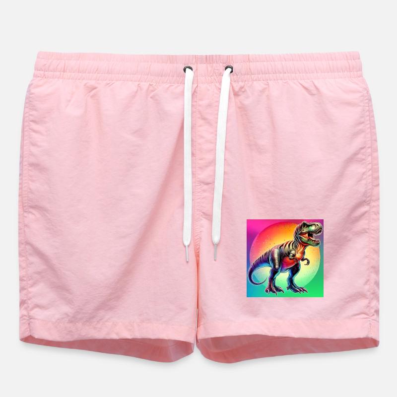 dinosaure - Short de bain - rose