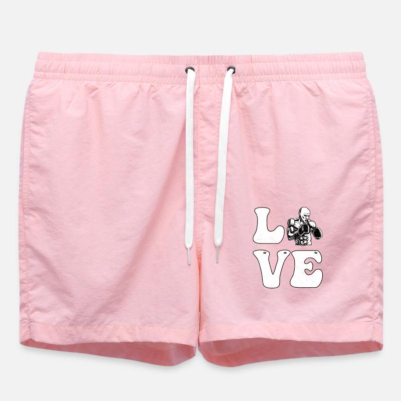 L’amour de la boxe - Short de bain - rose