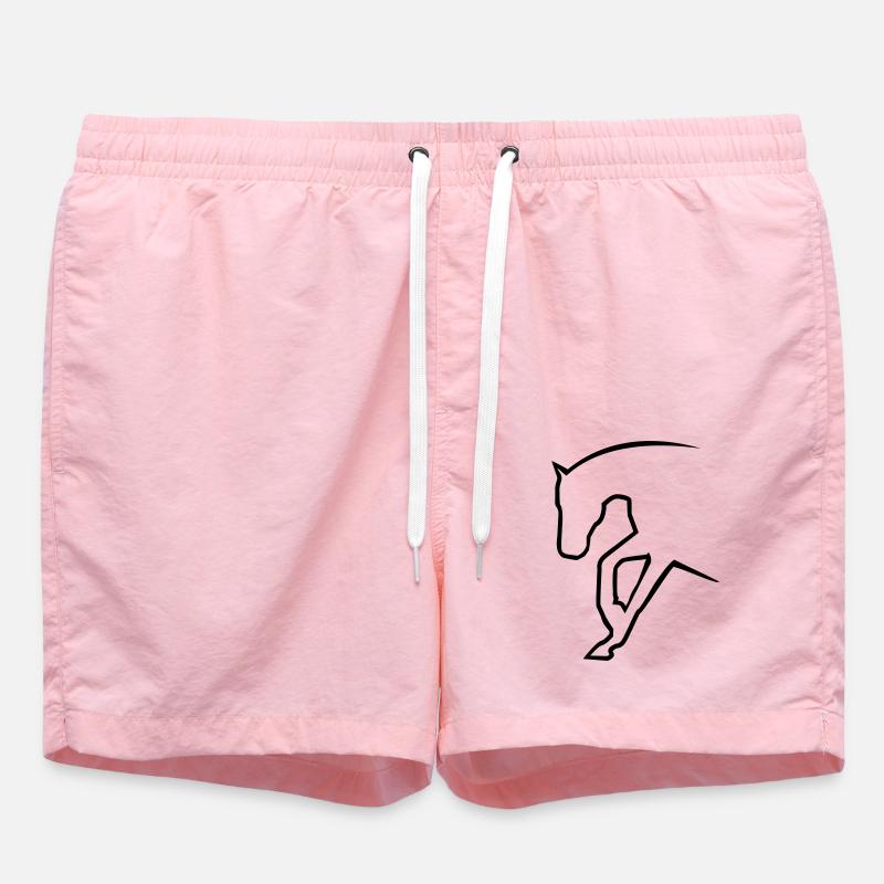 Cheval de l’Ouest - Short de bain - rose