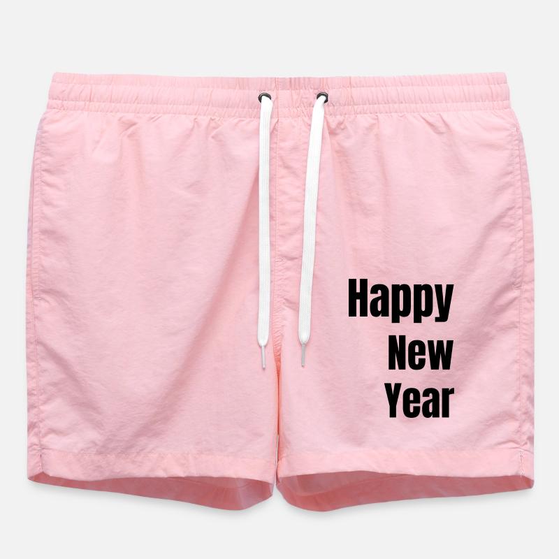 Happy new year - Short de bain - rose