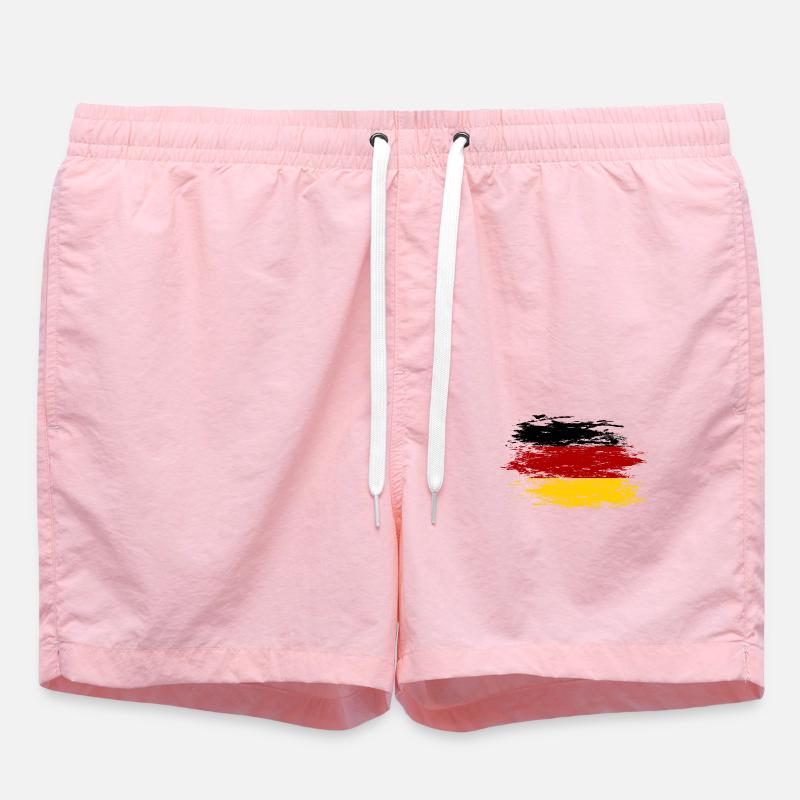 Drapeau de l’Allemagne utilisé - Short de bain - rose
